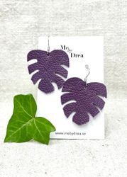 Mörklila "Monstera"