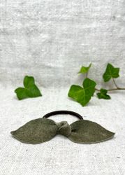 Mossgrön mockarosett-gummiband