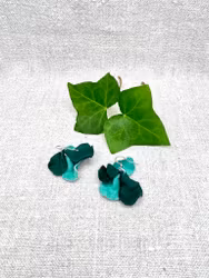 Mörkgrön och Turkos "Petal"