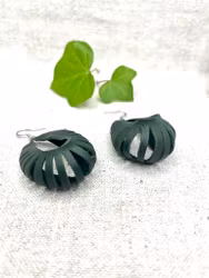 Mörkgrön "Snäcka", stor