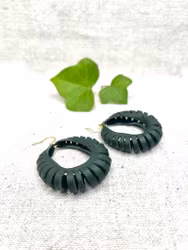 Mörkgrön "Snäcka", stor