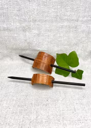 Brun reptilmönstrat läder-Omtag, liten