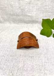 Brun, reptilmönstrat "Omtag", stor