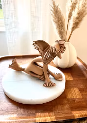 Läderdjur - ”Kinesisk Nakenhund”, stor (sittande)