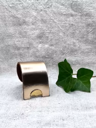 Läderarmband "Cleo" roséguldigt, blankt, nr 14