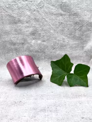 Läderarmband "Cleo" gammelrosa, blank, nr 36