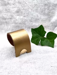 Läderarmband "Cleo" mässing-skimrande, nr 51