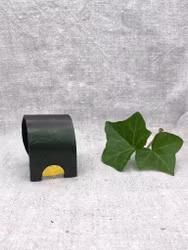 Läderarmband "Cleo" smaragdgrön-skimrande, nr 45