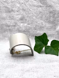 Läderarmband "Cleo" crème-flourescens, nr 48