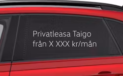 Privatleasa Taigo - Fyll i eget pris