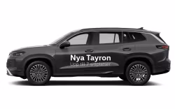 Nya tayron. Upp till 7 sittplatser