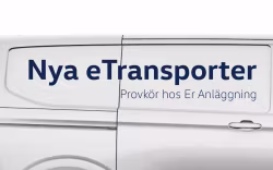 eTransporter Provkör hos ↠ERT ANLÄGGNINGSNAMN↞