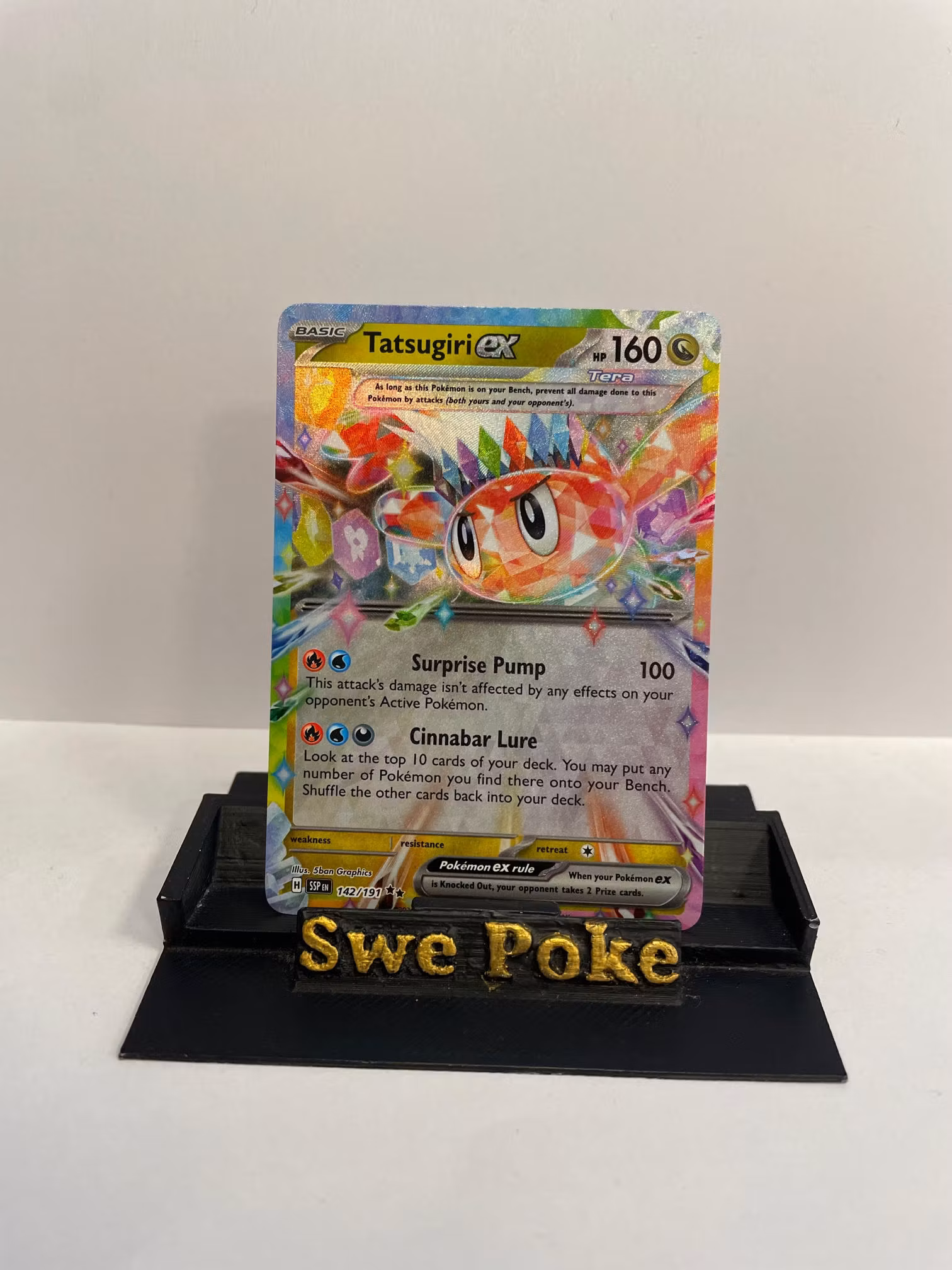 142 191 pokemon card Amazon.com: Pokemon - Tatsugiri ex 142/191 main image 1