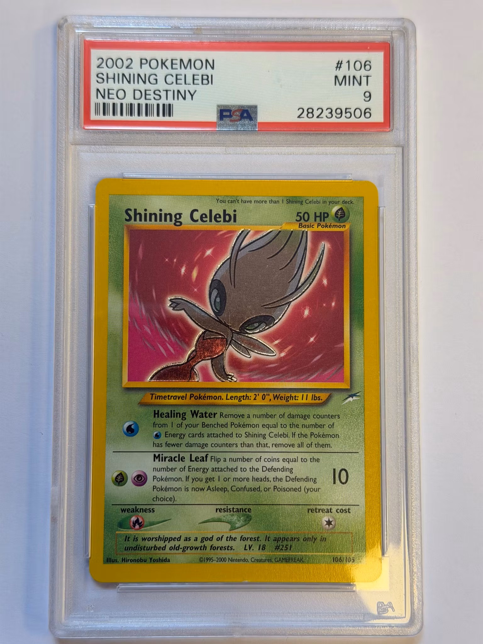 Shining Celebi ND Neo Destiny 106/105 PSA 9 - Köp Online - Swepoke