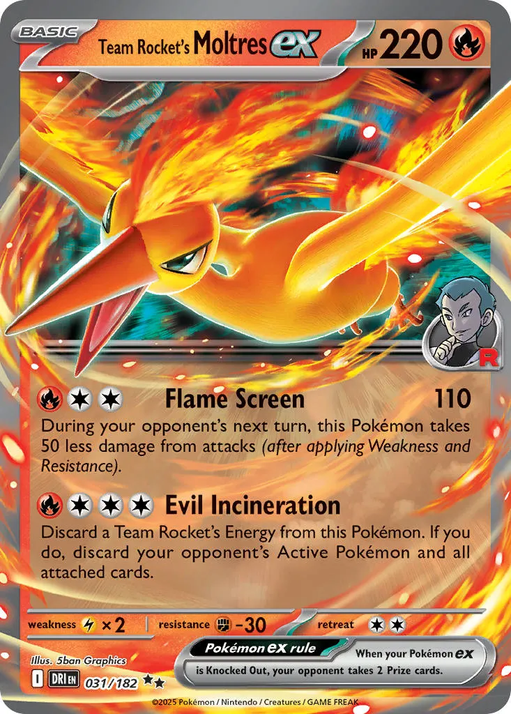 Team Rocket's Moltres ex Destined Rivals DRI 031/182 - Köp Online ...