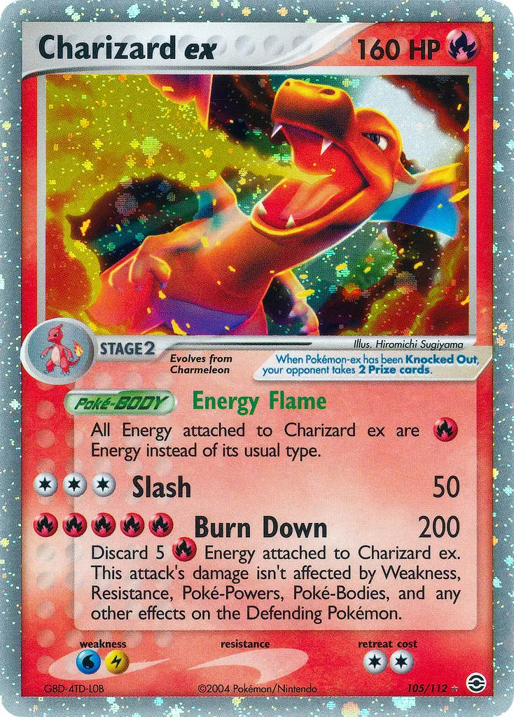 Charizard Ex Pokemon Fire Red & Leaf Green RG 105/112 - Köp Online ...
