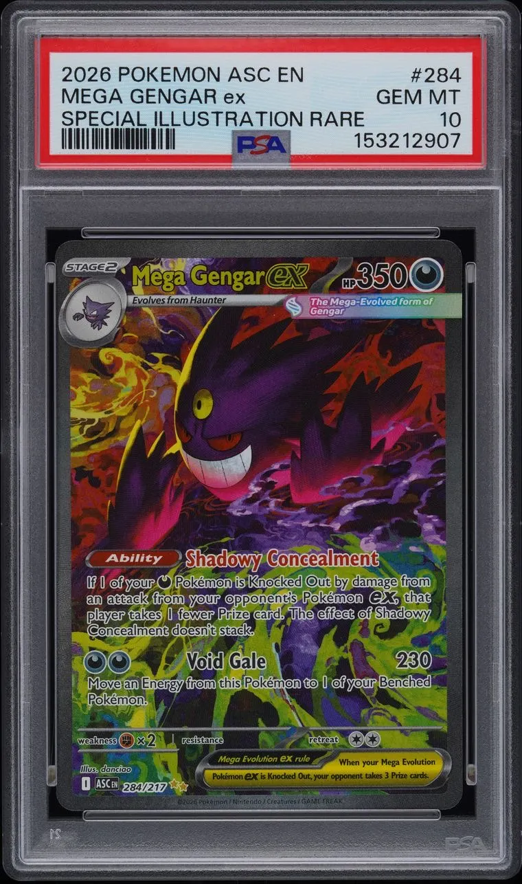 Mega Gengar Ex 284 Pokemon ASC PSA 10 - Köp Online - Swepoke AB