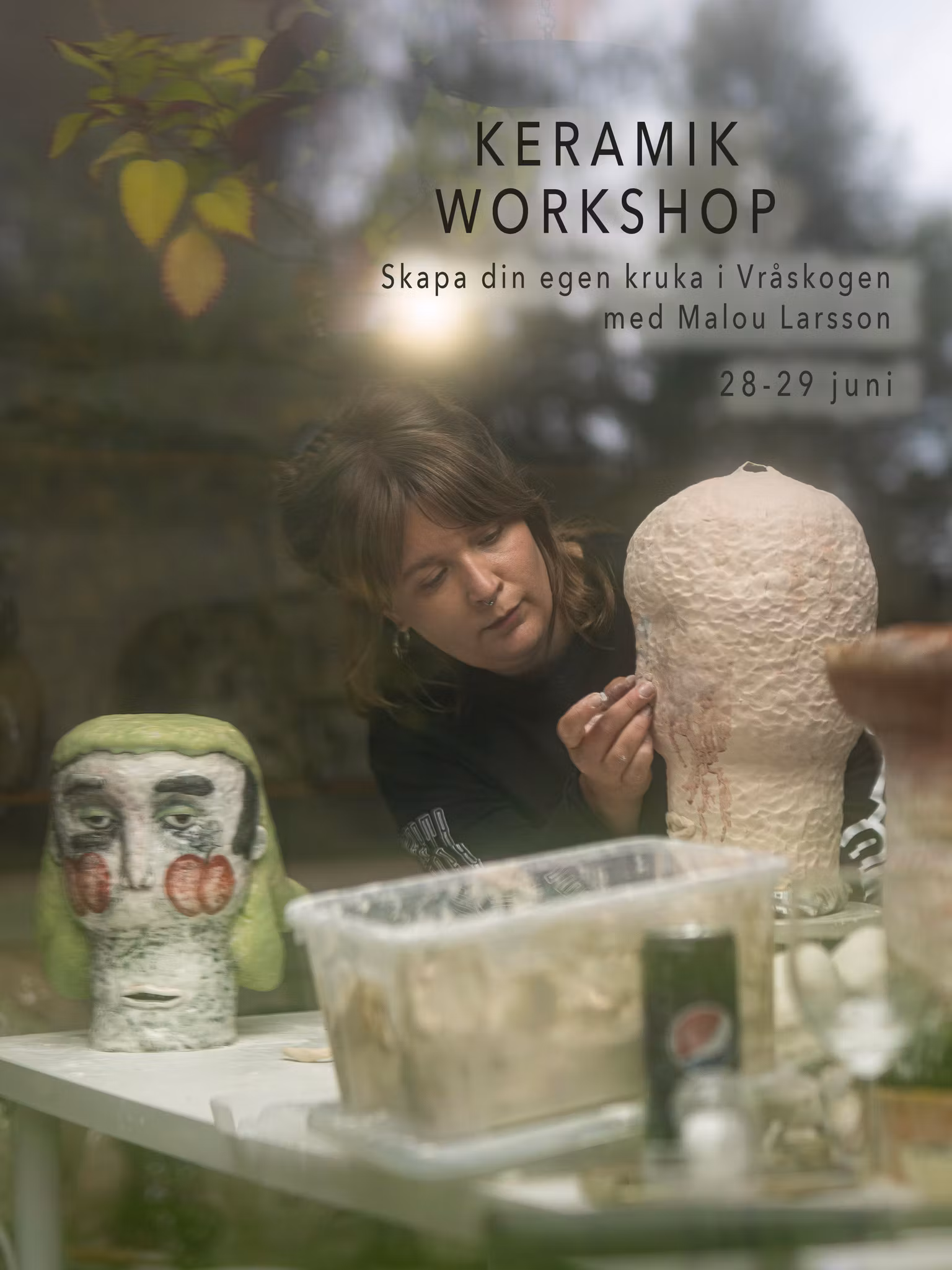 KERAMIK WORKSHOP - Skapa din egen kruka i Vråskogen med Malou Larsson