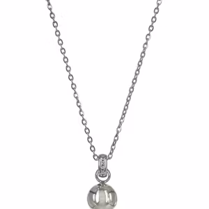 Astrid & Agnes Nova kort halsband stål