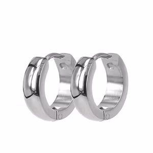 Astrid & Agnes  Klara 13mm creoler i stål