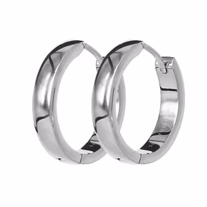 Astrid & Agnes KLARA 20 mm creoler i stål