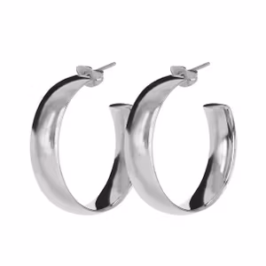 Astrid & Agnes Klara Wide örhängen i stål