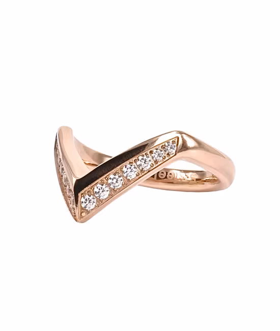 Astrid & Agnes Valentina Stone Rosé ring hos Ericsson Ur och Guld
