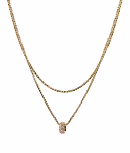 Astrid & Agnes Clarissa halsband guld