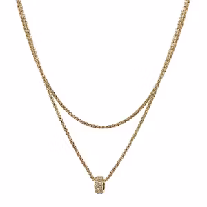 Astrid & Agnes Clarissa halsband guld