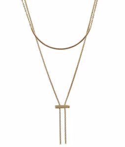 Astrid & Agnes Natalie halsband guld