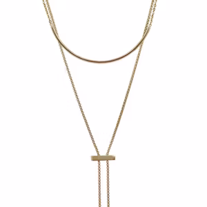 Astrid & Agnes Natalie halsband guld