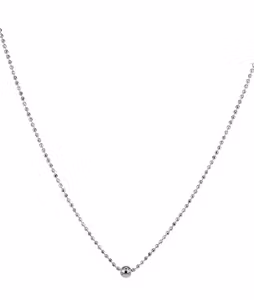 Astrid & Agnes Zara kort halsband stål