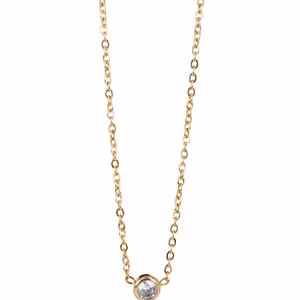 Astrid & Agnes Lilly 4 mm halsband guld