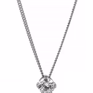 Astrid & Agnes ida kort halsband klar sten