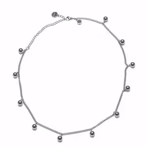 Sägen Solar charm halsband vristkedja stål