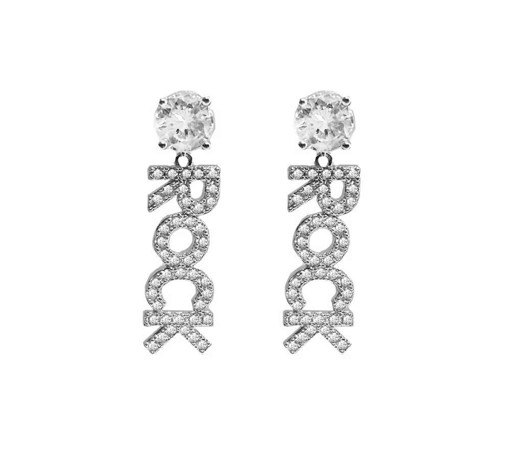 Ioaku Statement rock stud earring hOs Ericssonur och Guld