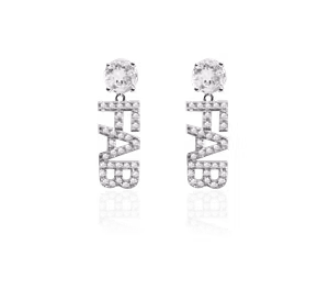 Ioaku Statement Fab Stud silver single