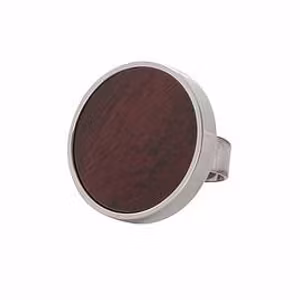 Sägen Pastel Teak ring stål