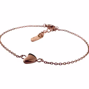 C Stockholm fotlänk hjärta rosé