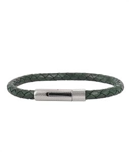 Arock André läderarmband mörk grön