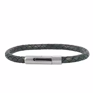 Arock André läderarmband mörk grön