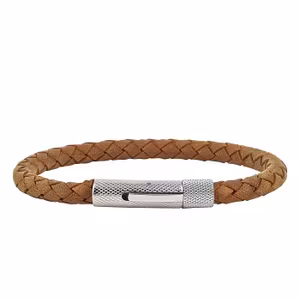 Arock André läderarmband ljus brun