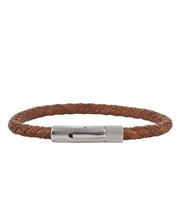 Arock André läderarmband cognac