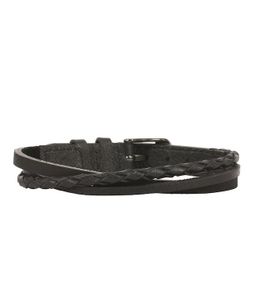 Arock Felix armband veganskt läder svart