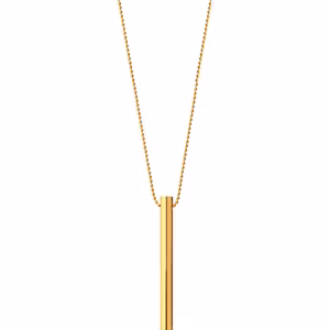 Elixa gulplated stål  halsband El127-10791