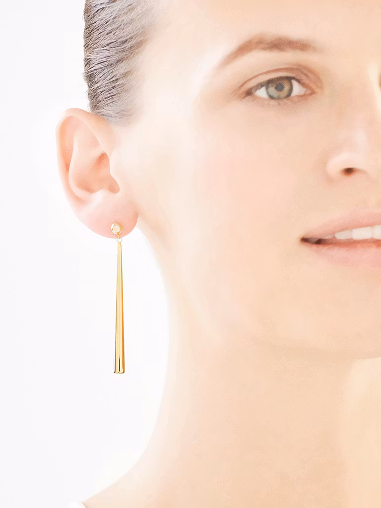 Elixa örhngen Stav gulplated stål El127-0799