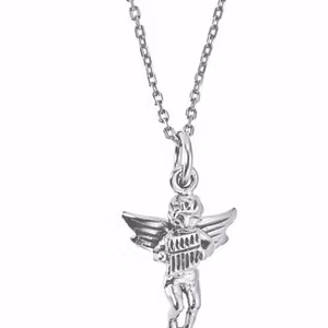 Ängel I silver med  silverkedja