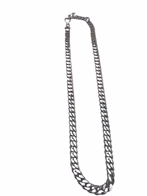 Manglad pansarkedja i silver 50cm 45gr