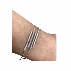 Sif Jakobs silverarmband Rufina med zirkoner