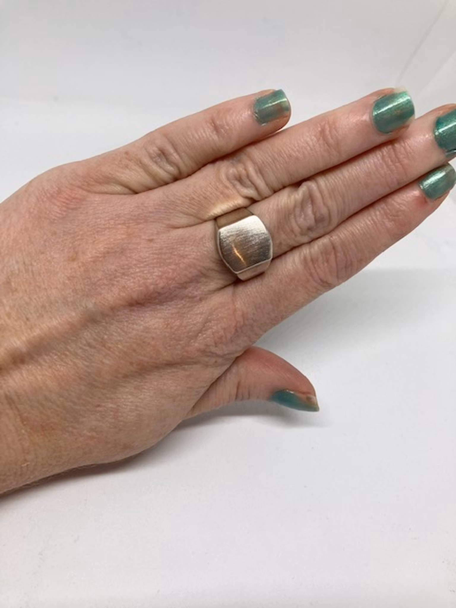 Vintage silverklackring Unisex STRL 58,5 HOS EriCsson Ur och Guld